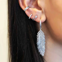 Diamond Huggie Earrings