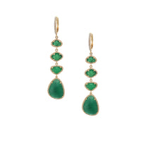 Emerald & Diamond Earrings