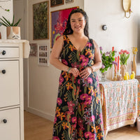 Orchid Wide Leg Linen Jumpsuit