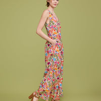 Solea Wide Leg Linen Jumpsuit