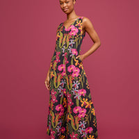 Orchid Wide Leg Linen Jumpsuit