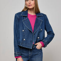 Maddox Denim Trench Coat