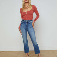Mira Cropped Bootcut Jean