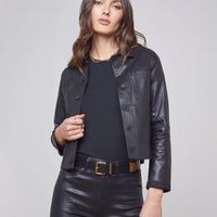 Janelle Coated Denim Jacket