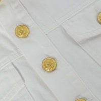 Genevie Cropped Denim Jacket