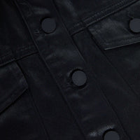 Koda Coated Cropped Denim Jacket