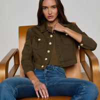 Koda Cropped Denim Jacket