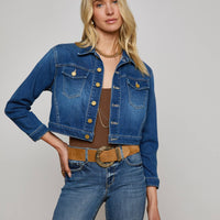 Koda Cropped Denim Jacket