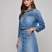 Koda Cropped Denim Jacket