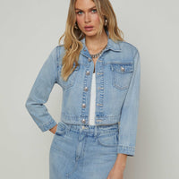Koda Cropped Denim Jacket