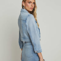 Koda Cropped Denim Jacket