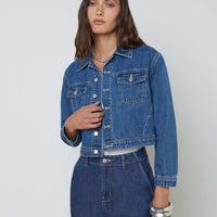 Koda Cropped Denim Jacket