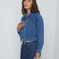 Koda Cropped Denim Jacket