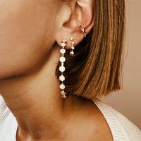 Diamond Chain Cuff Earring