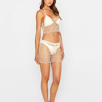 Bianca Mini Skirt - Ivory