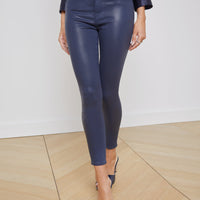 Margot Coated Cropped Skinny Jean