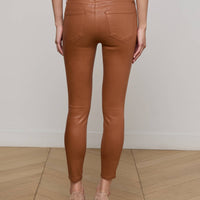 Margot Coated Cropped Skinny Jean