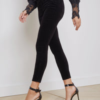 Margot Velvet Cropped Skinny Jean