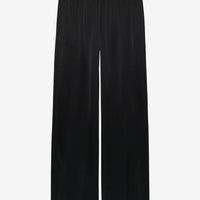 Pull On Textured Trousers - Zwart