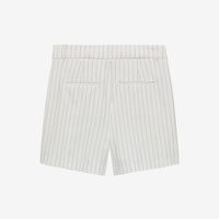 Pinstripe Shorts - Off White