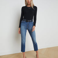 Sada Slim-Leg Cropped Jean