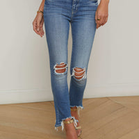 High Line Distressed Skinny Jean