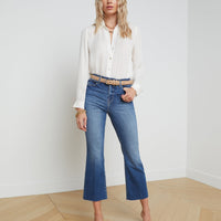 Kendra Cropped Flare Jean