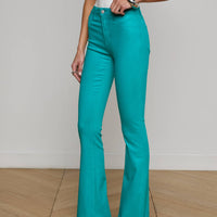 Marty Coated Flare Jean