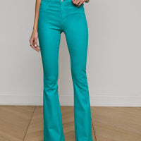 Marty Coated Flare Jean