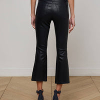 Kendra Coated Cropped Flare Jean