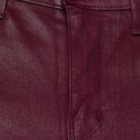 Kendra Coated Cropped Flare Jean