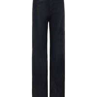 Clayton Coated Wide-Leg Jean