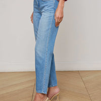 Nevia Slouchy Straight-Leg Jean
