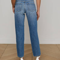 Nevia Slouchy Straight-Leg Jean
