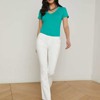 Sneeki Low-Rise Straight-Leg Jean