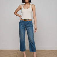 June Cropped Stovepipe Jean