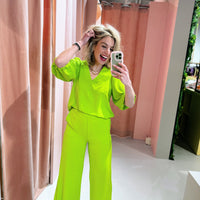 Ora Pants - Lime