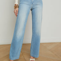Joanne Low-Rise Wide-Leg Jean