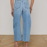 Cody Cropped Barrel-Leg Jean