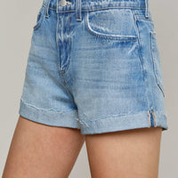 Jazzy Cuffed Denim Short