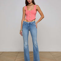 Cara Low-Rise Bootcut Jean