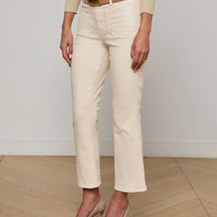 Noya Cropped Slim Flare Jean
