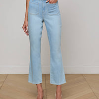 Noya Cropped Slim Flare Jean