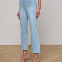 Noya Cropped Slim Flare Jean