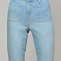 Noya Cropped Slim Flare Jean