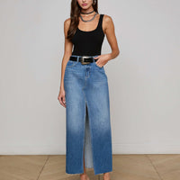 Rysa Denim Maxi Skirt