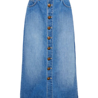 Kathleen Denim Midi Skirt
