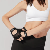 Luxe Mesh Training Gloves - Black Dot