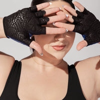 Luxe Mesh Training Gloves - Navy Stars