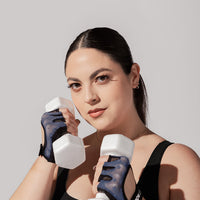 Luxe Mesh Training Gloves - Navy Stars